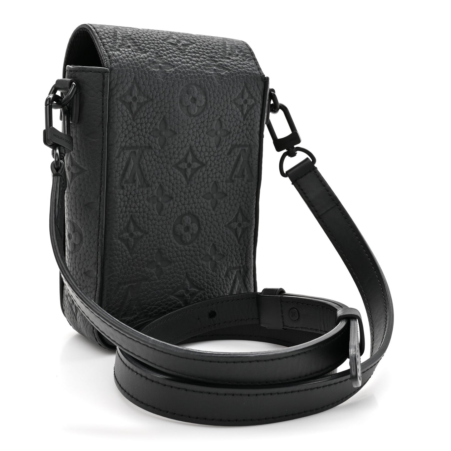 Taurillon Monogram S Lock Wearable Wallet Black