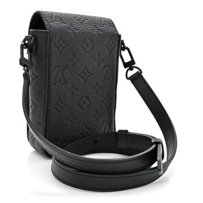 Louis Vuitton Taurillon Monogram S Lock Wearable Wallet Black 3 of 12