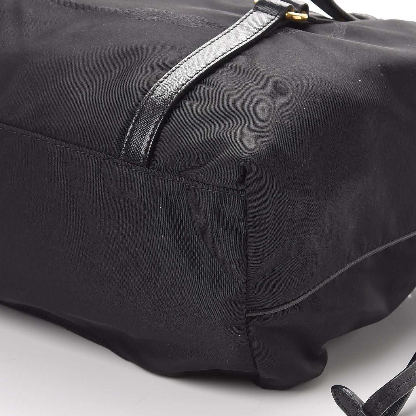 Tessuto Nylon Saffiano Tote Nero Black