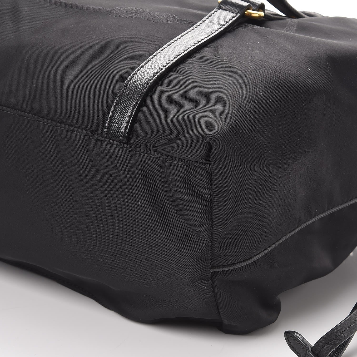 Prada Tessuto Nylon Saffiano Tote Nero Black 12 of 13