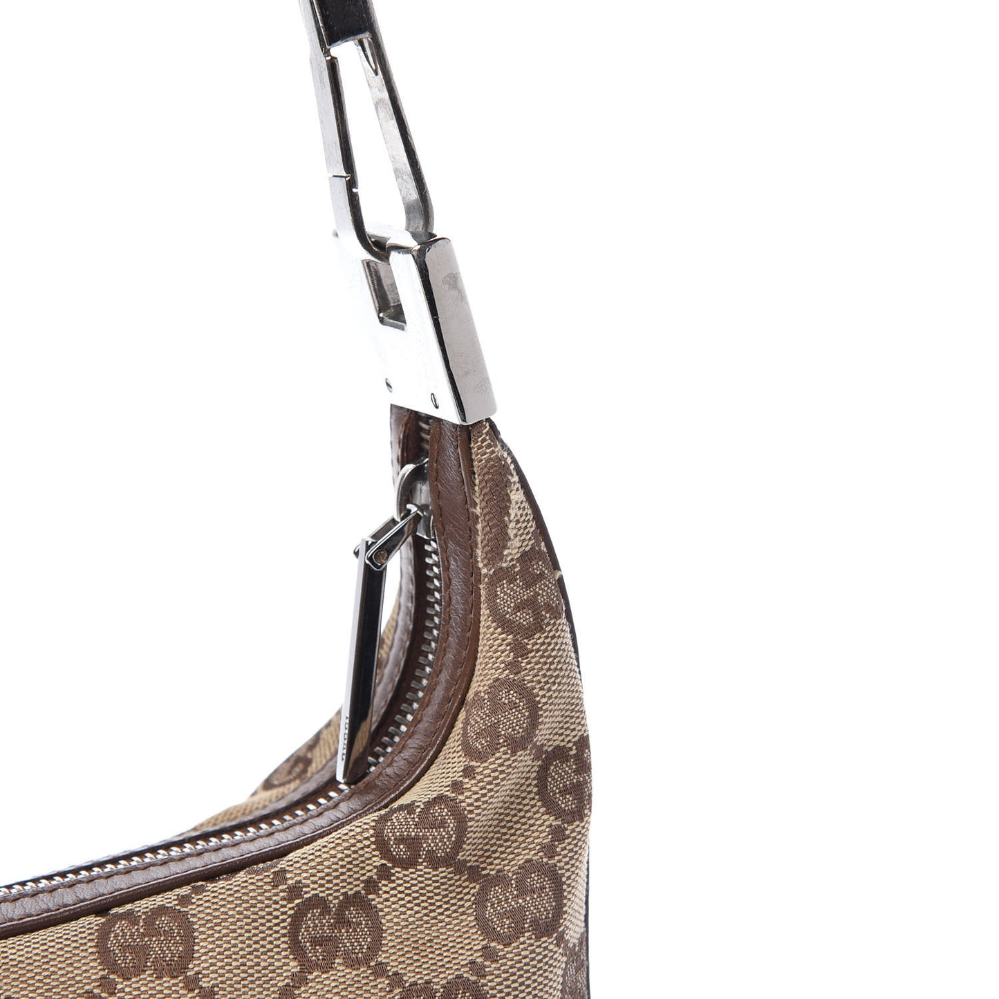 Monogram GG Small Clasp Hobo Brown
