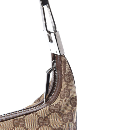 Gucci Monogram GG Small Clasp Hobo Brown 14 of 14