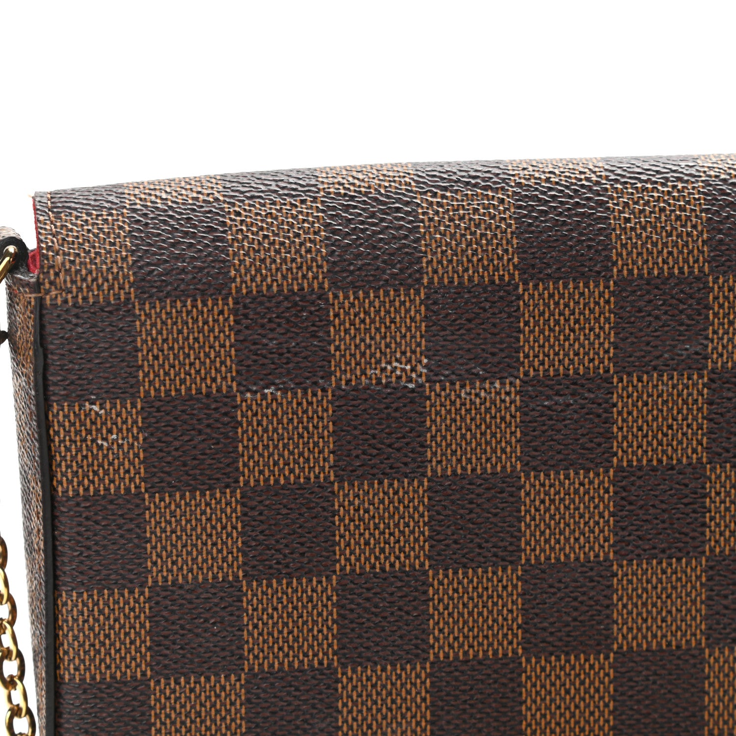 Louis Vuitton Damier Ebene Pochette Felicie Chain Wallet 12 of 12