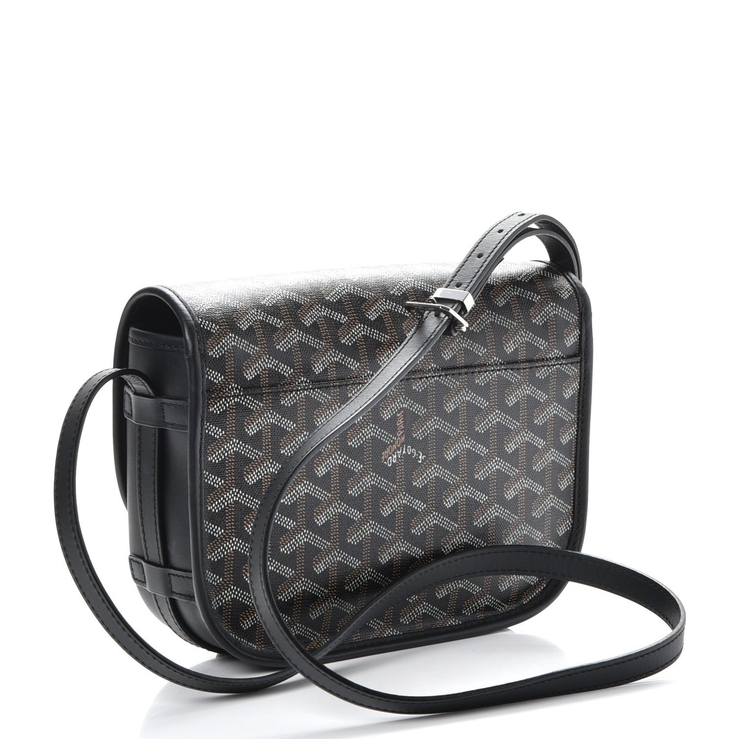Goyardine Belvedere PM Messenger Bag Black