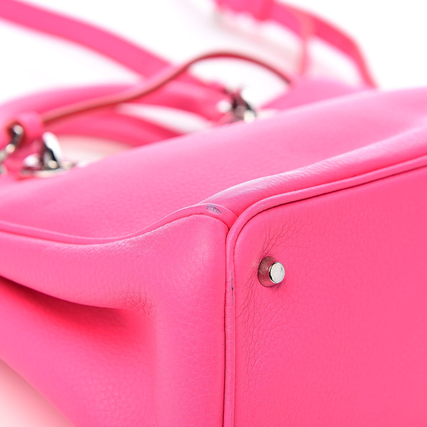 Bullcalf Small Diorissimo Tote Coquelicot