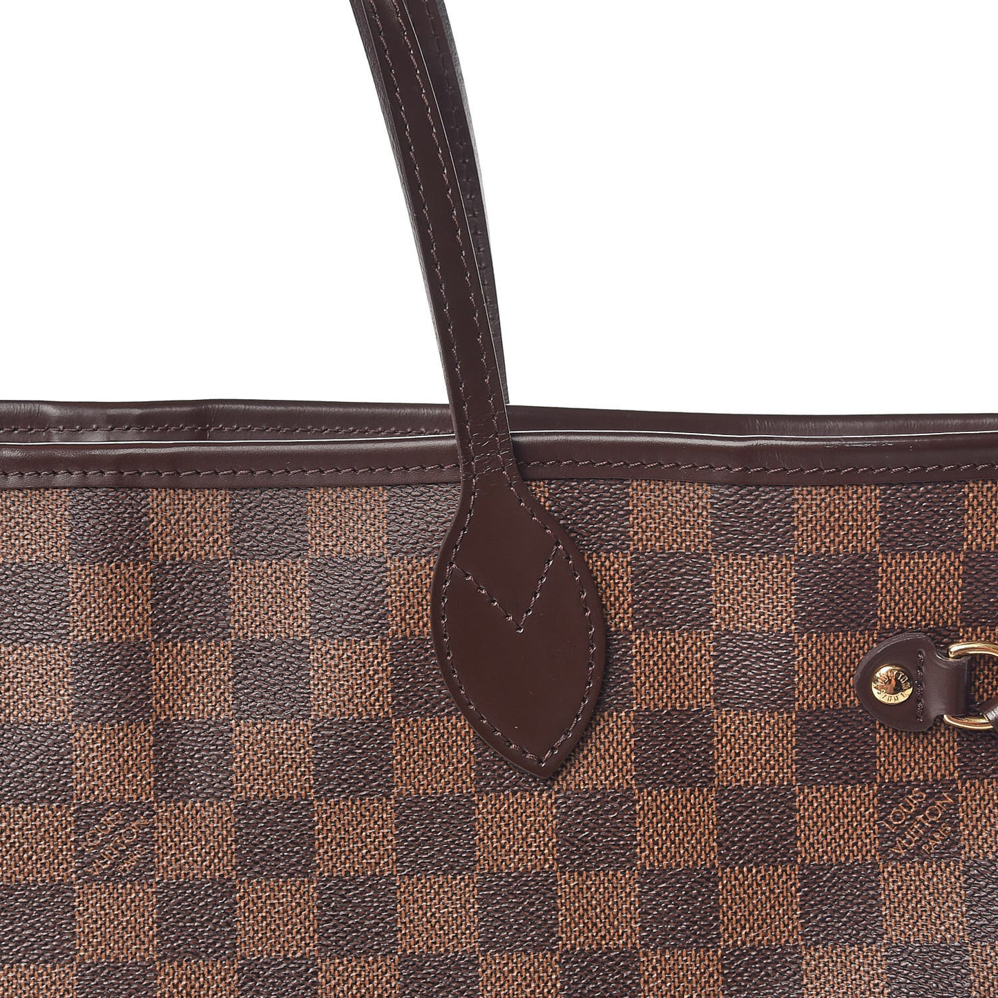 Damier Ebene Neo Neverfull MM Rose Ballerine
