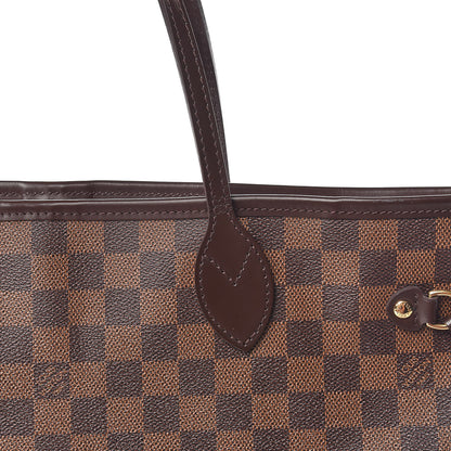 Louis Vuitton Damier Ebene Neo Neverfull MM Rose Ballerine 11 of 16
