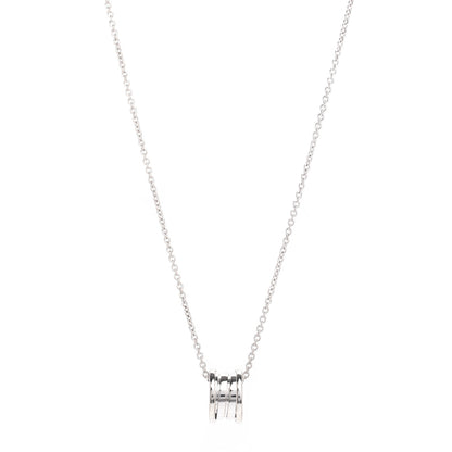 Bulgari 18K White Gold B.Zero1 Pendant Necklace 1 of 4