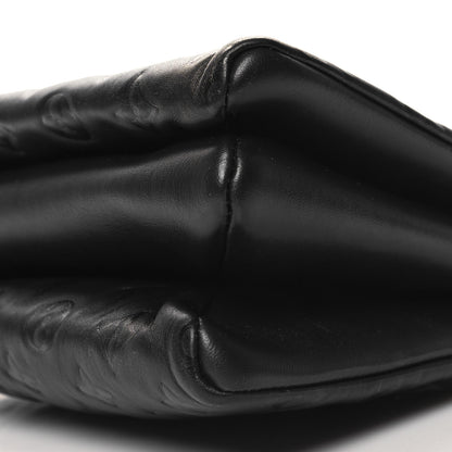 Louis Vuitton Lambskin Embossed Monogram Coussin PM Black 11 of 11