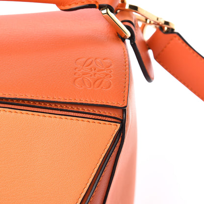 Loewe Calfskin Medium Puzzle Bag Orange Multi 10 of 10