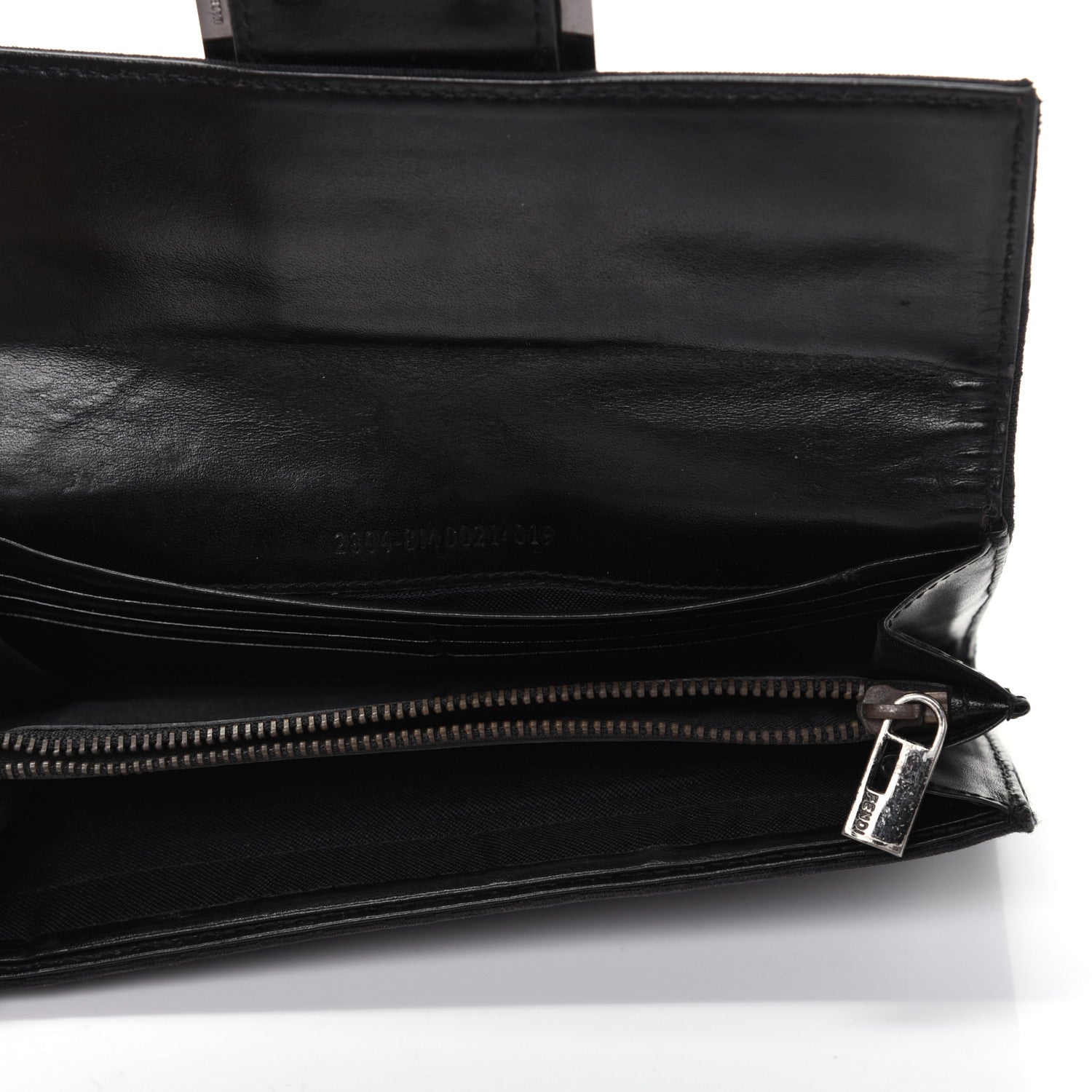 Fendi Zucchino Forever Continental Wallet Black 5 of 18