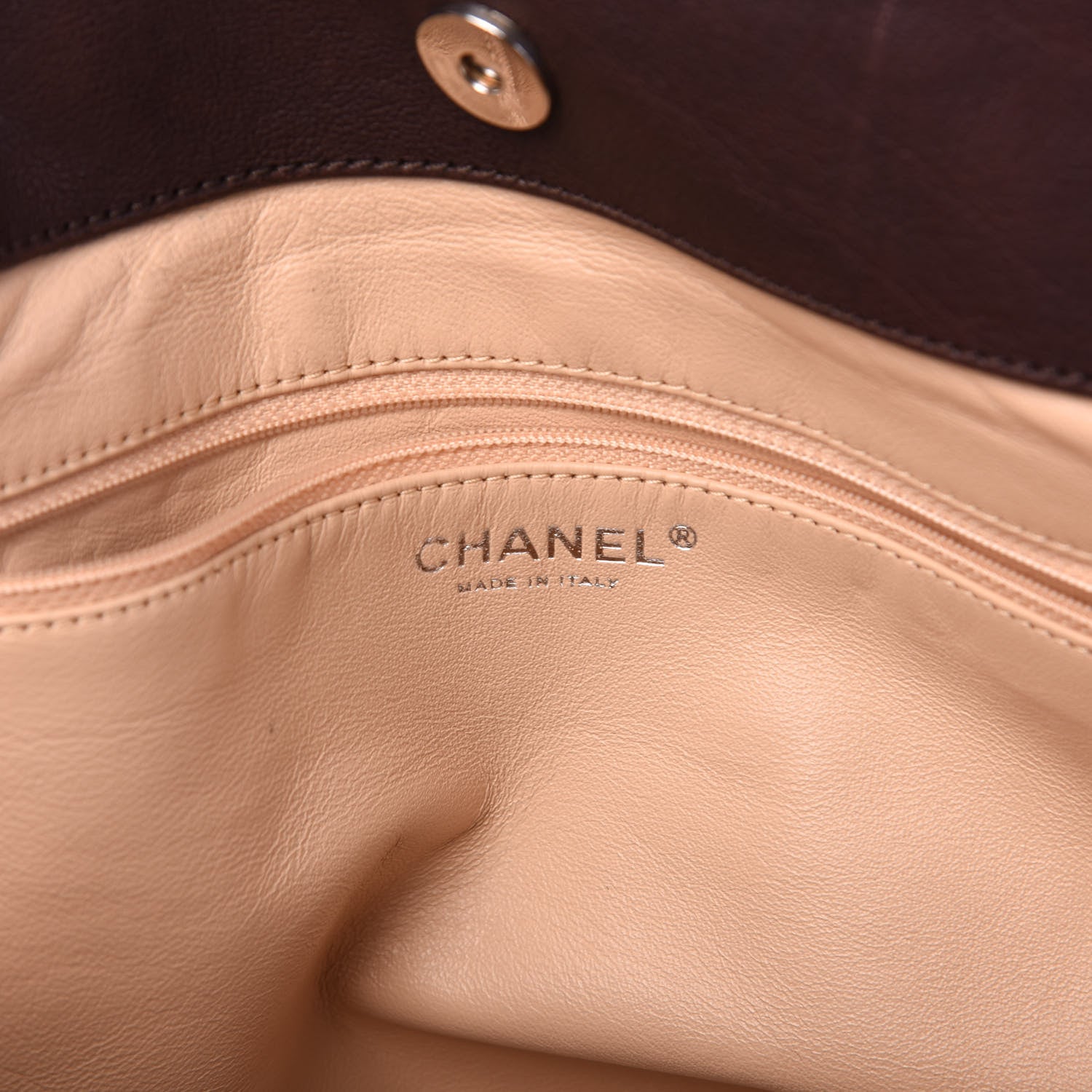 Chanel Calfskin East West Modern Chain Tote Brown 5 of 11