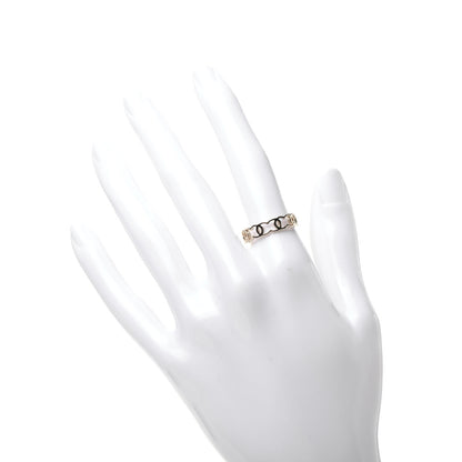 Chanel Metal CC Ring 54 6.75 Gold 2 of 3