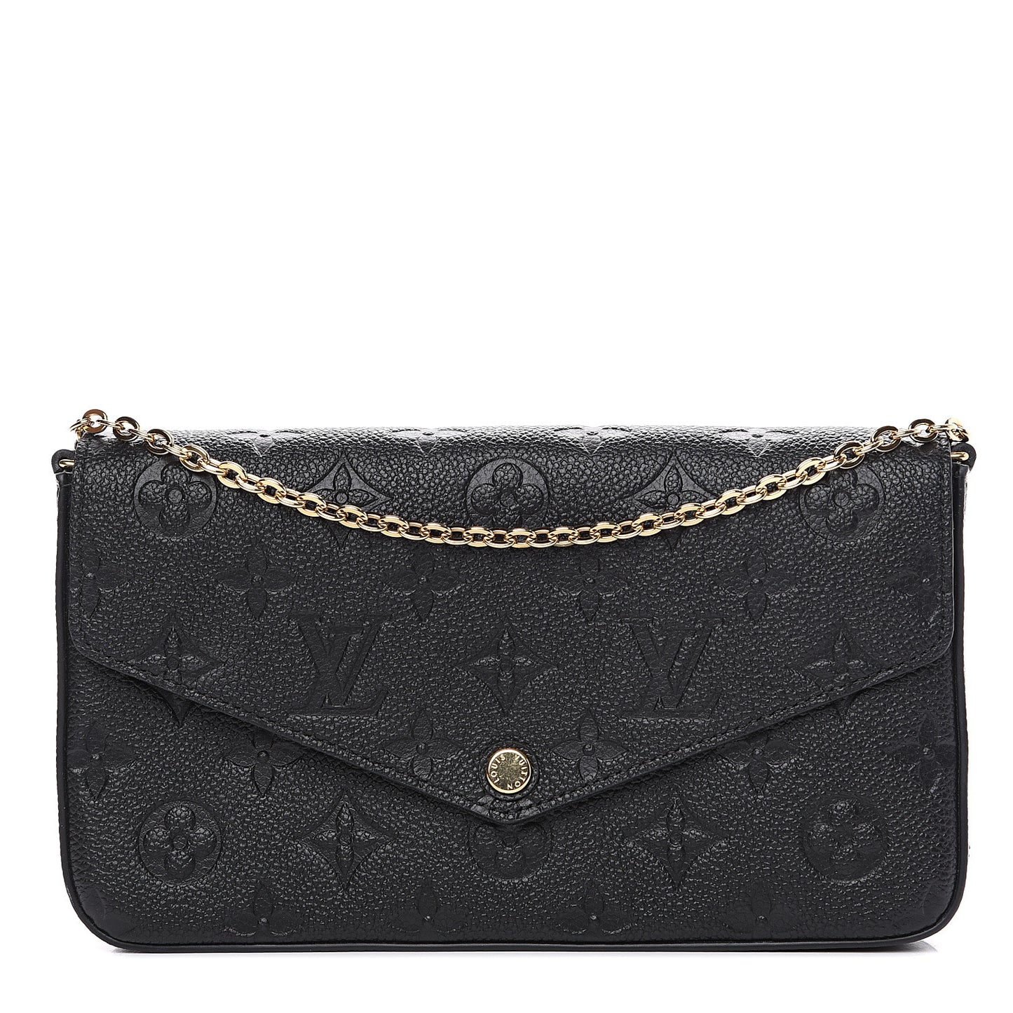 Empreinte Pochette Felicie Chain Wallet Black