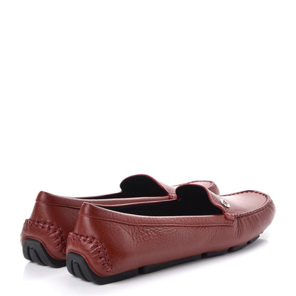 Gucci Cellarius Soft Interlocking G Driver Loafers 40 Deep Carminio 4 of 9