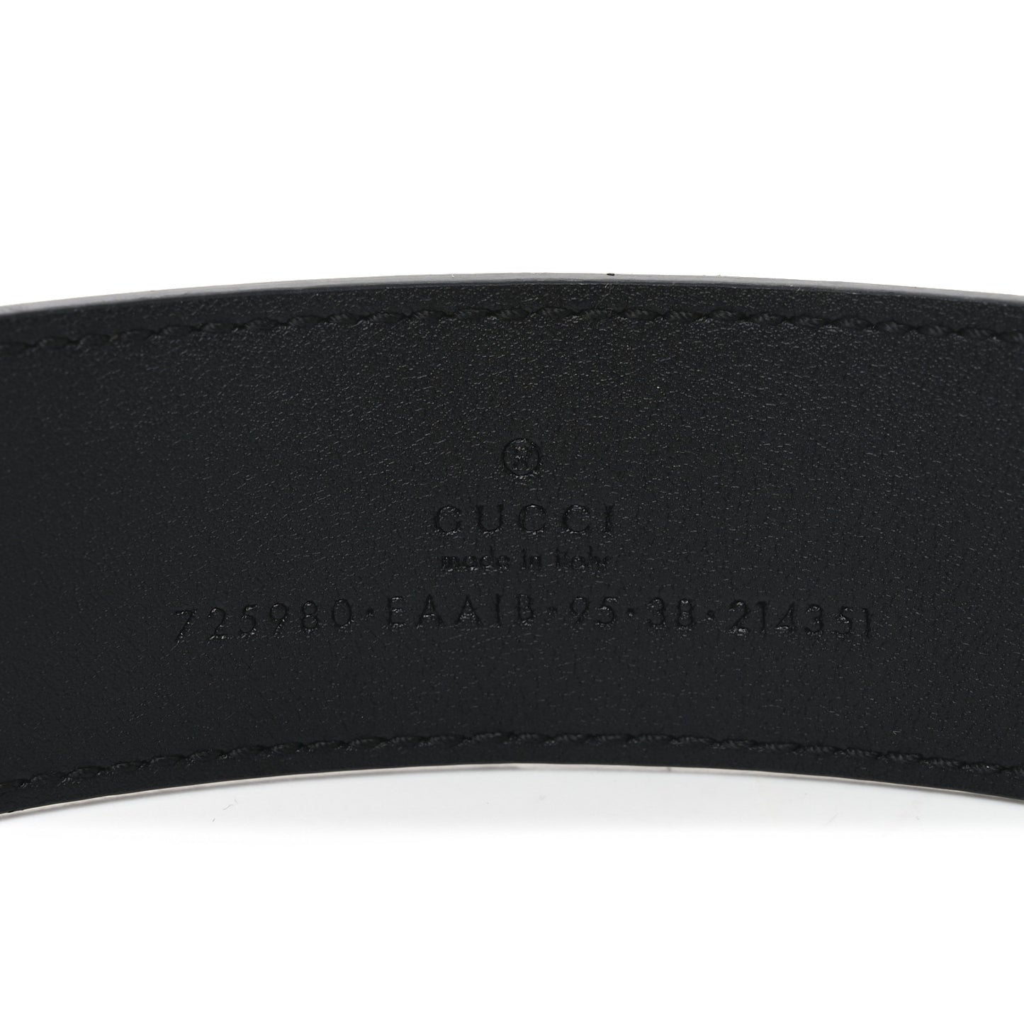 Ciny Calfskin Lux Snakeskin Torchon 95 38 Belt Black