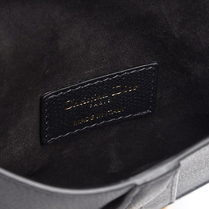 Christian Dior Grained Calfskin Saddle Belt Bag Black 6 of 6