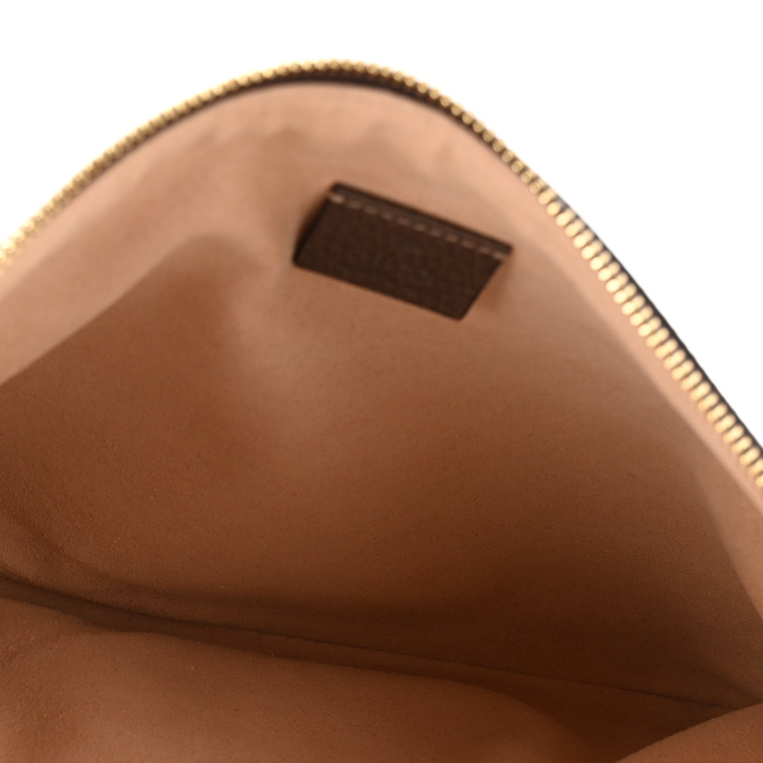 Gucci GG Supreme Monogram Large Ophidia Pouch Clutch Brown 5 of 9