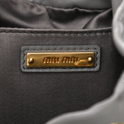 Miu Miu Nappa Matelasse Small Bucket Bag Marmo 6 of 9