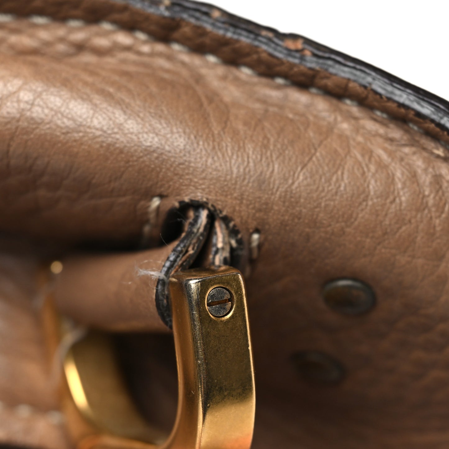 Calfskin Large Marcie Hobo Nut