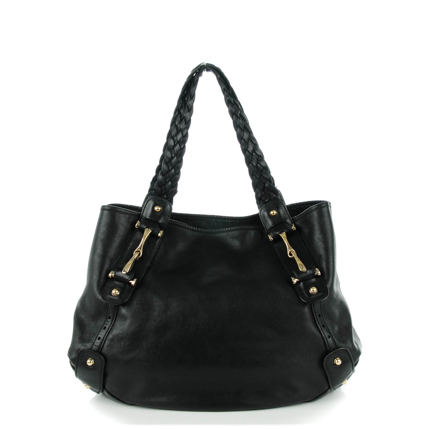 Calfskin Medium Pelham Shoulder Bag Black