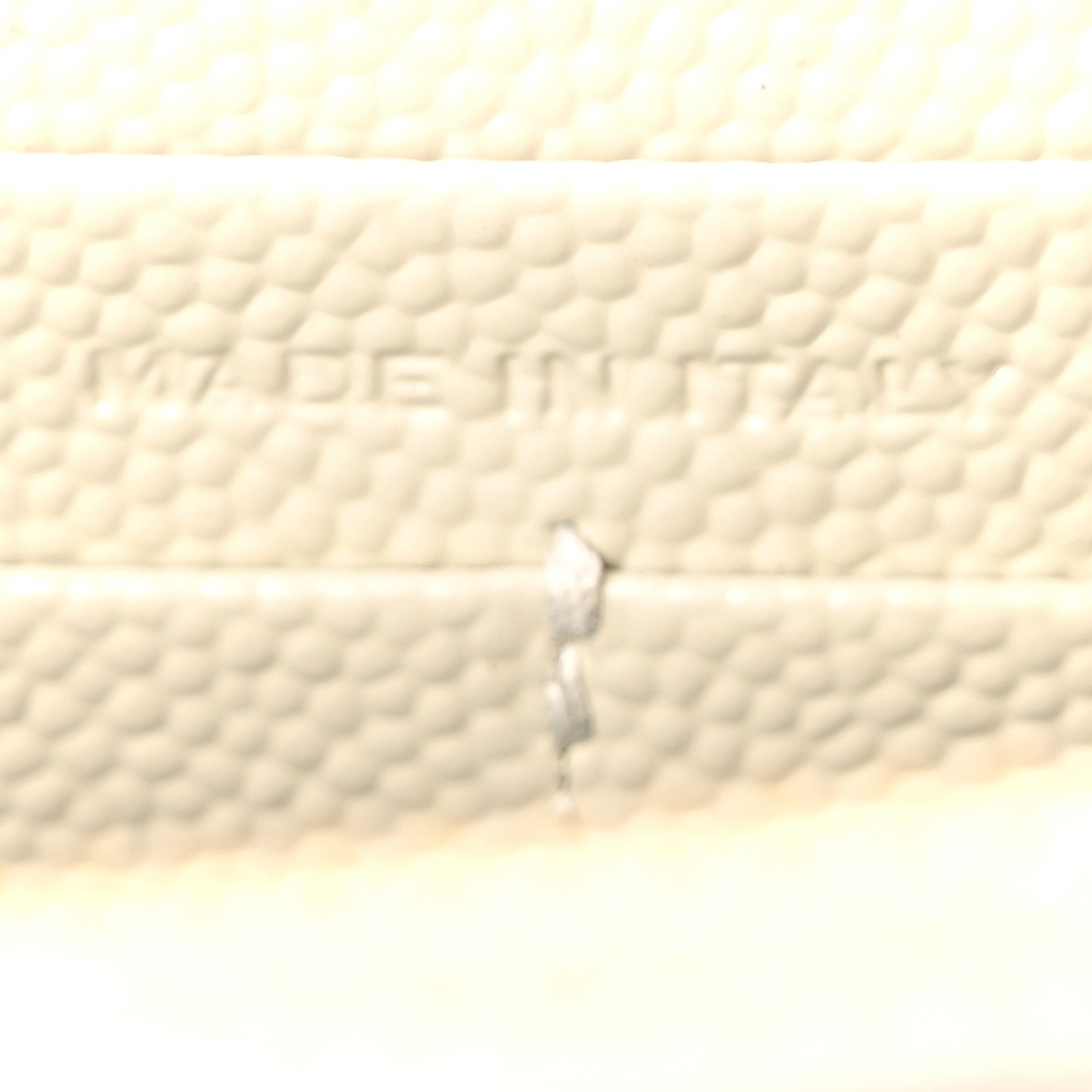 Grain De Poudre Matelasse Chevron Monogram Envelope Chain Wallet Crema Soft