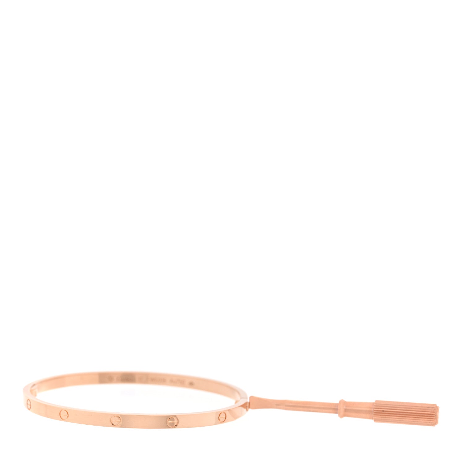 Cartier 18K Pink Gold Small LOVE Bracelet 17 6 of 6