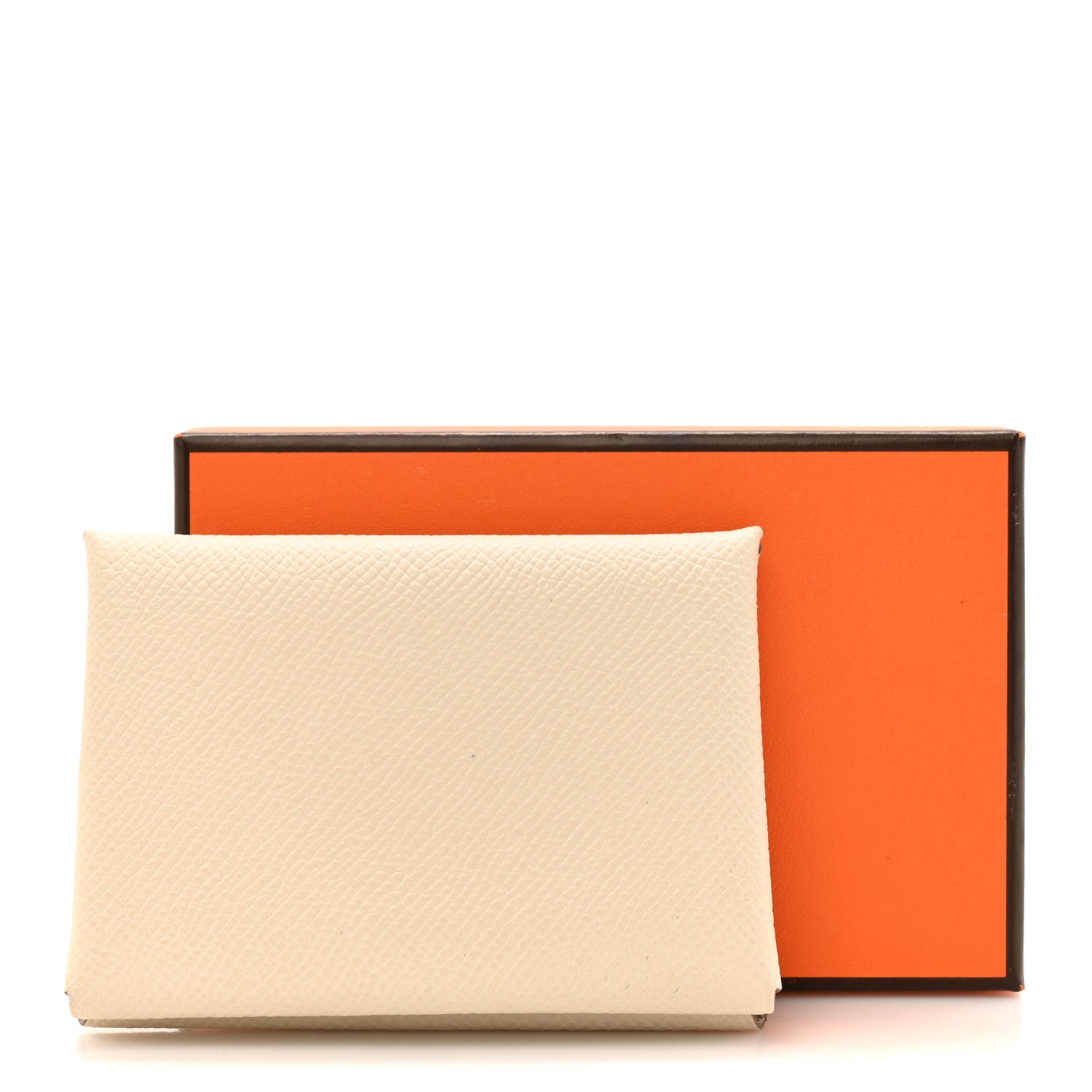 Hermes Epsom Calvi Duo Card Case Craie 8 of 8