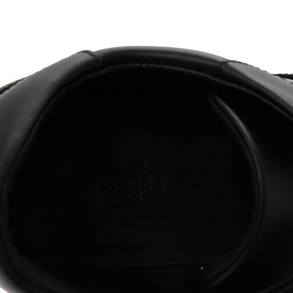 Hermes Calfskin Day Sneakers 38 Black 9 of 10