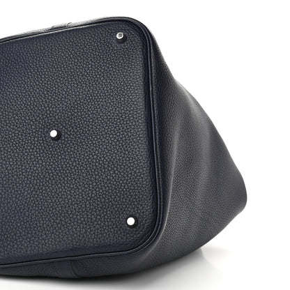Hermes Taurillon Clemence Picotin Lock 26 GM Bleu Nuit 9 of 9