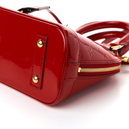 Louis Vuitton Vernis Alma BB Cherry 7 of 10