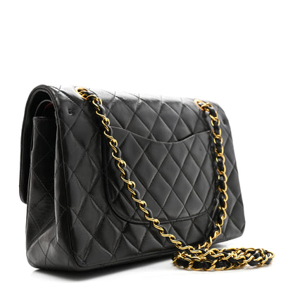 Chanel Lambskin Quilted Medium Double Flap Black 3 of 13