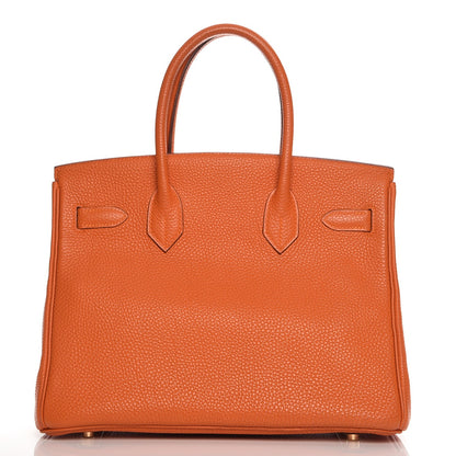 Hermes Togo Birkin 30 Orange 5 of 28