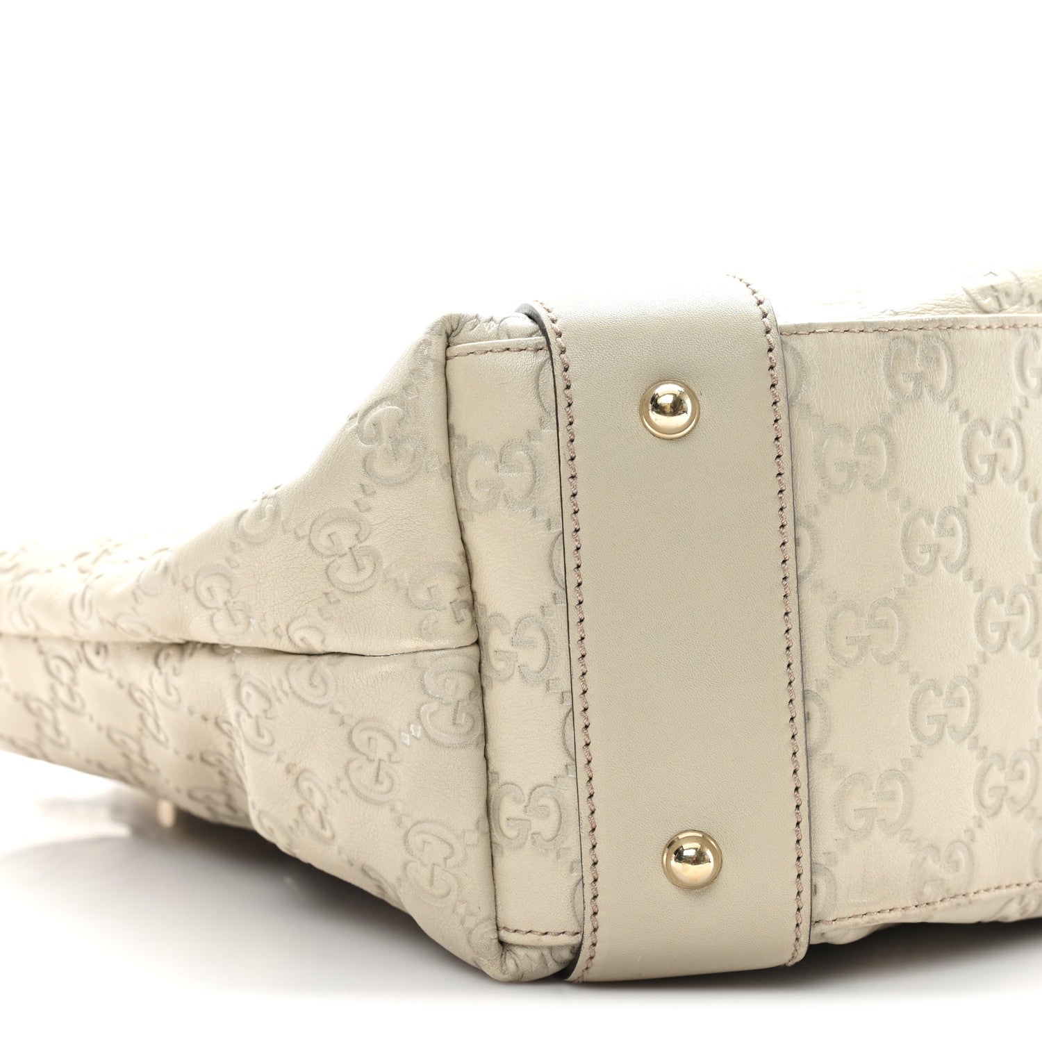 Gucci Guccissima Medium Pelham Shoulder Bag Off White 9 of 11