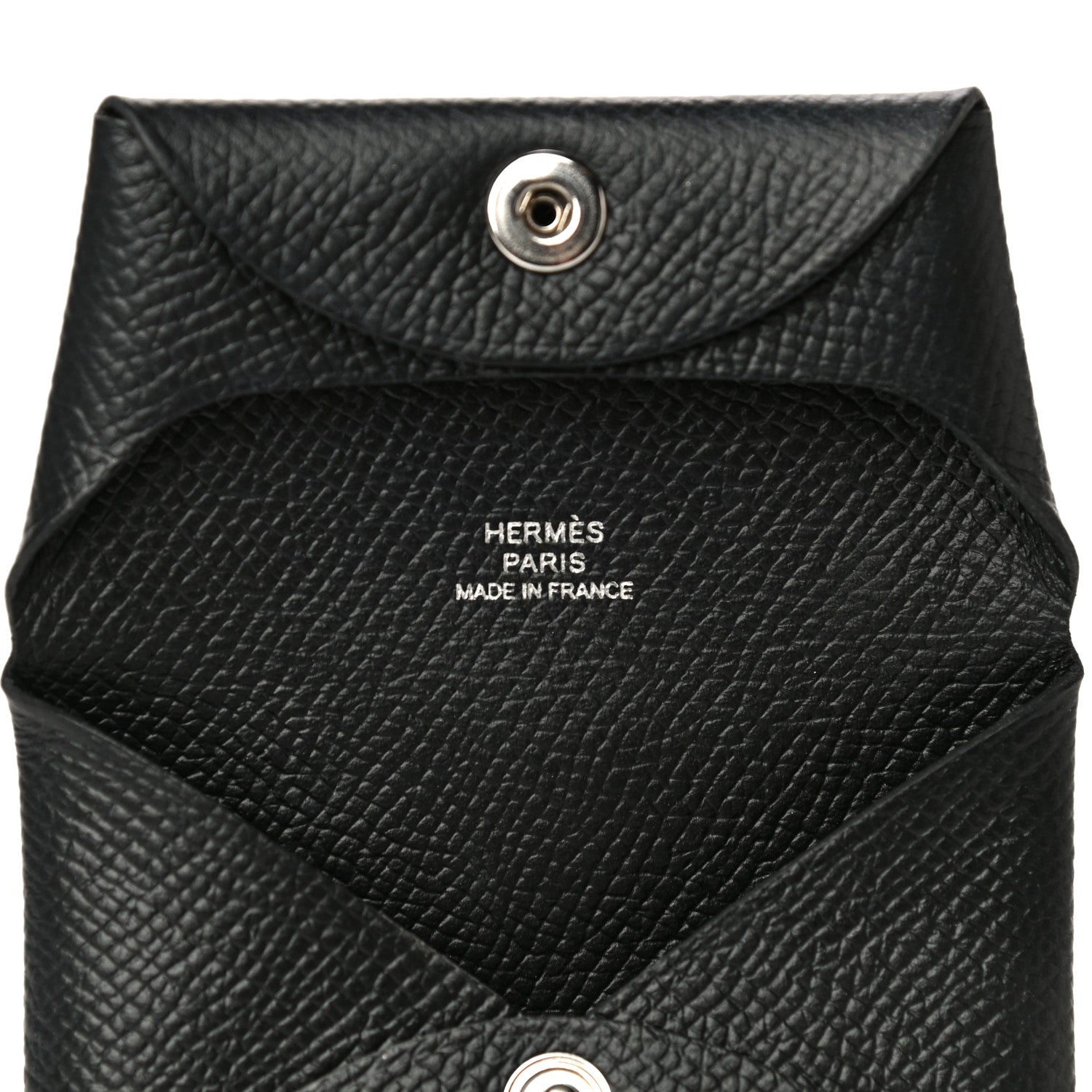 Hermes Epsom Bastia Coin Purse Black 5 of 11