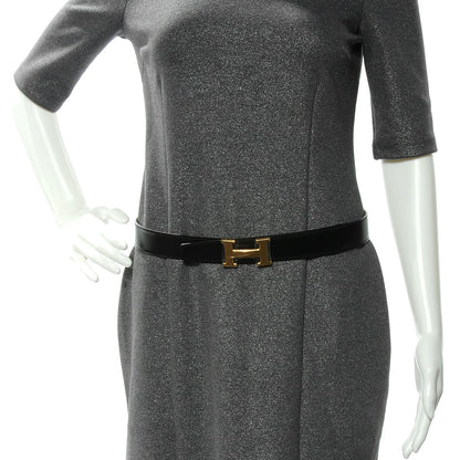 Hermes Togo Box Reversible Constance 32mm H Belt 85 Gold Noir 2 of 5