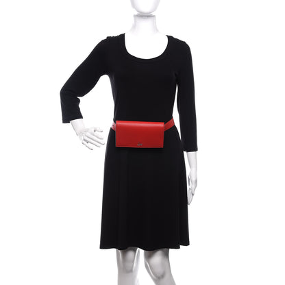 Christian Louboutin Calfskin Boudoir Chain Belt Bag Red 2 of 10
