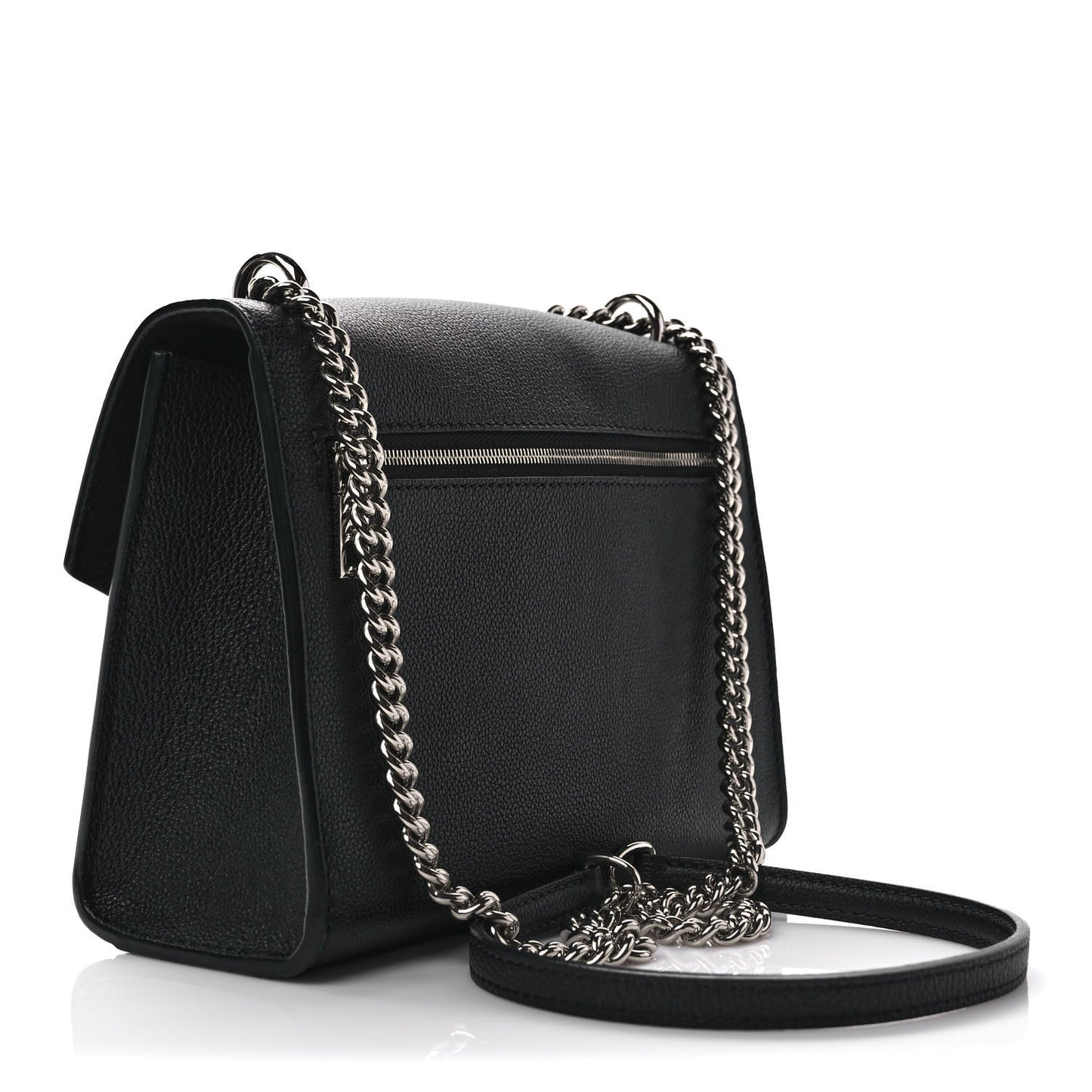 Soft Calfskin Mylockme Chain Bag BB Black