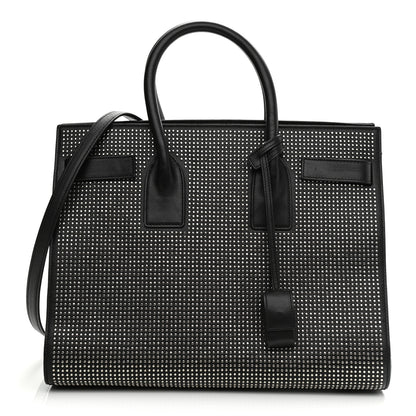 Saint Laurent Calfskin Studded Small Sac De Jour Black 1 of 7