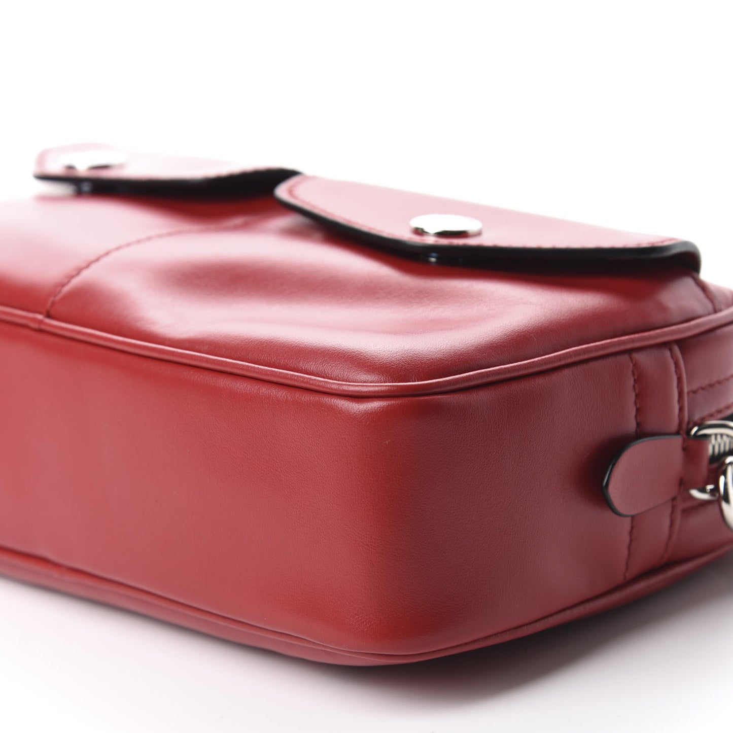 Soft Calfskin Crossbody Bag Fuoco