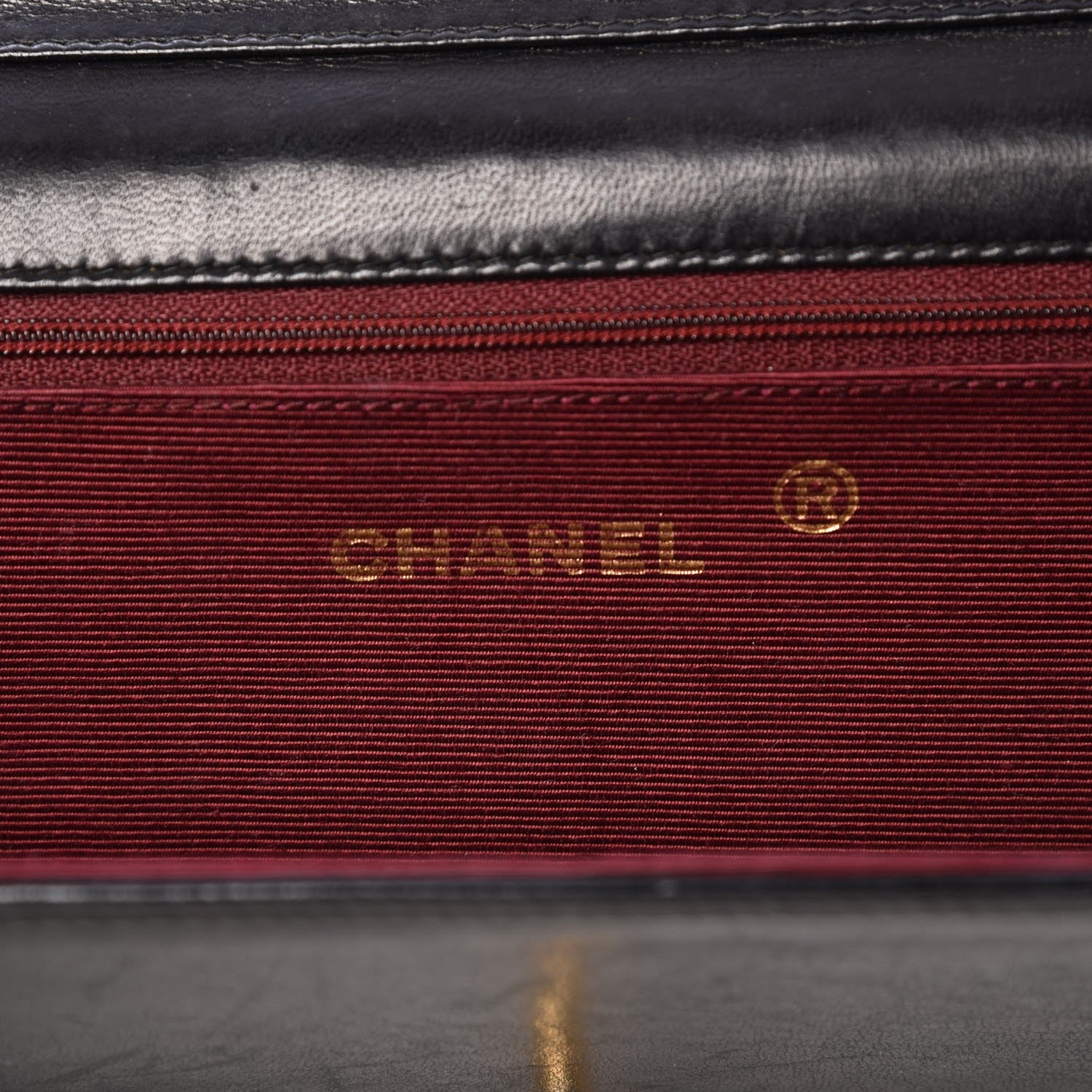 Chanel Lambskin Horizontal Quilted Small Single Flap Black 6 of 13