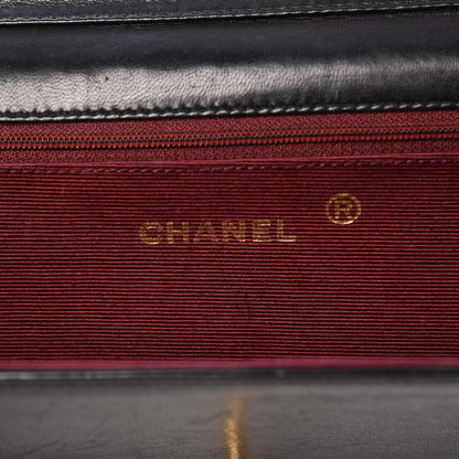Chanel Lambskin Horizontal Quilted Small Single Flap Black 6 of 13