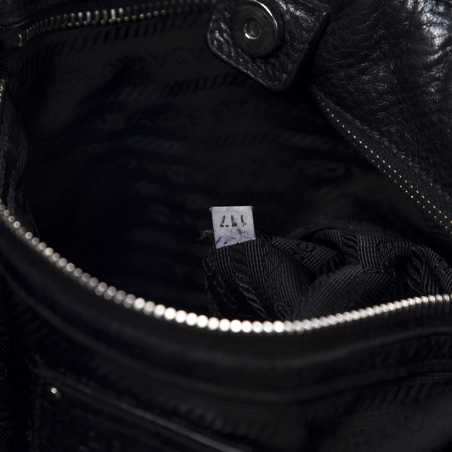 Prada Cervo Antik Bauletto Black 8 of 10