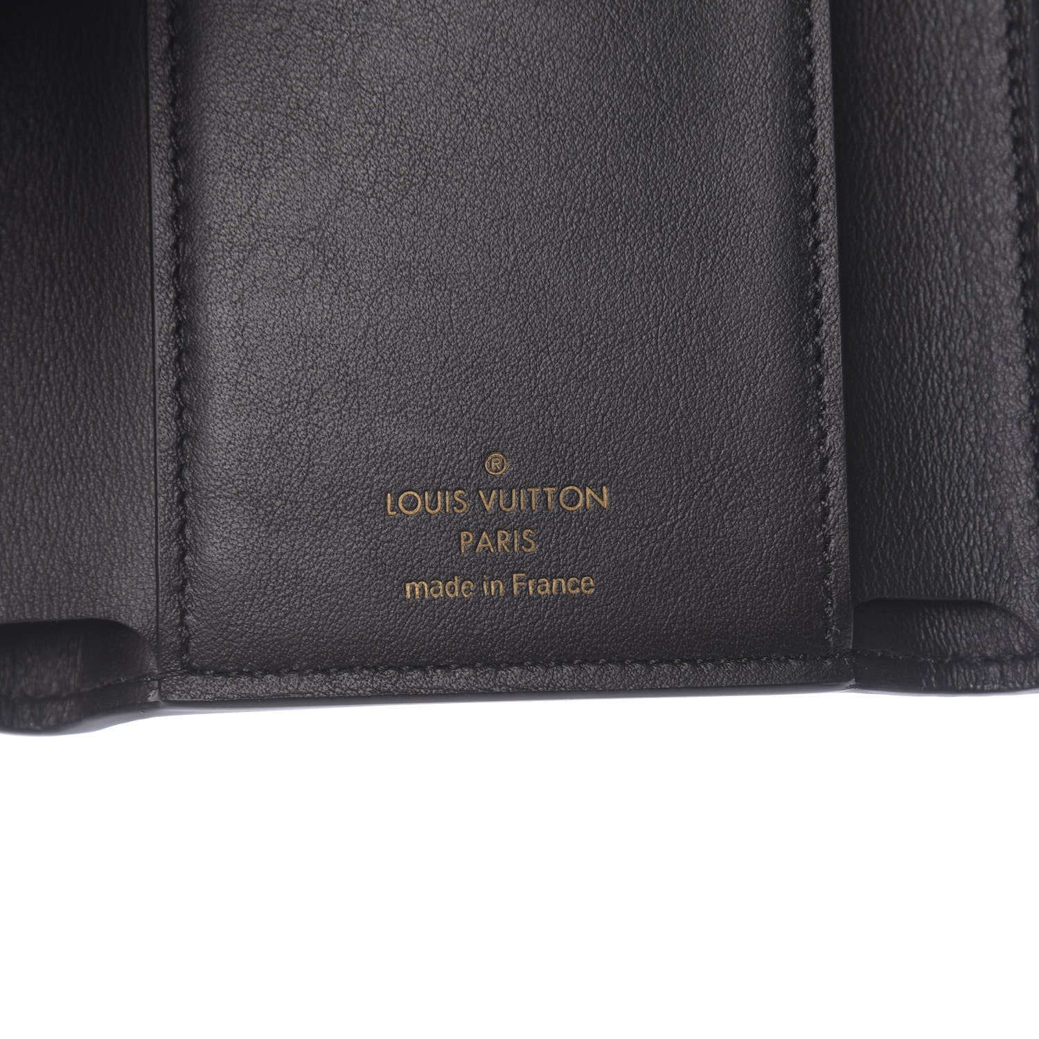 Louis Vuitton Taurillon Embellished Capucines Compact Wallet Black 6 of 8