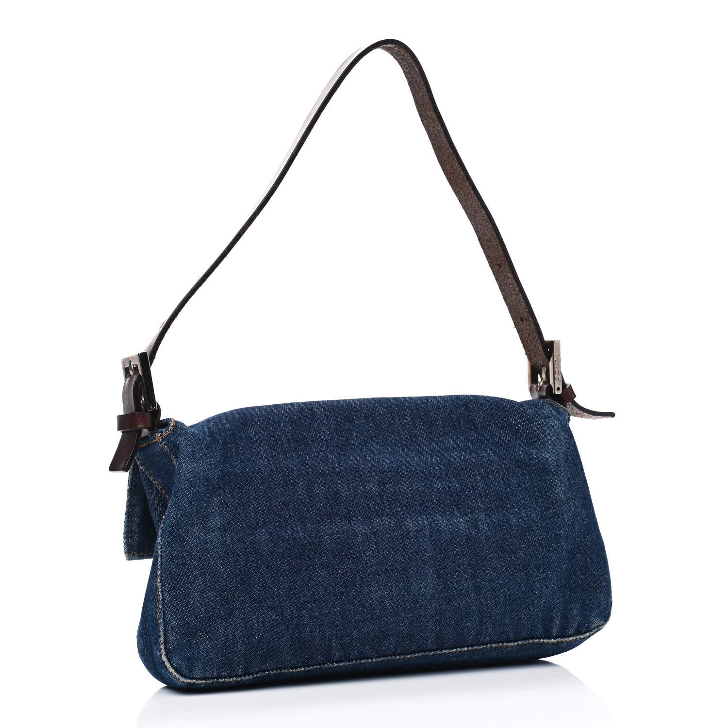 Fendi Denim Baguette Blue 2 of 11
