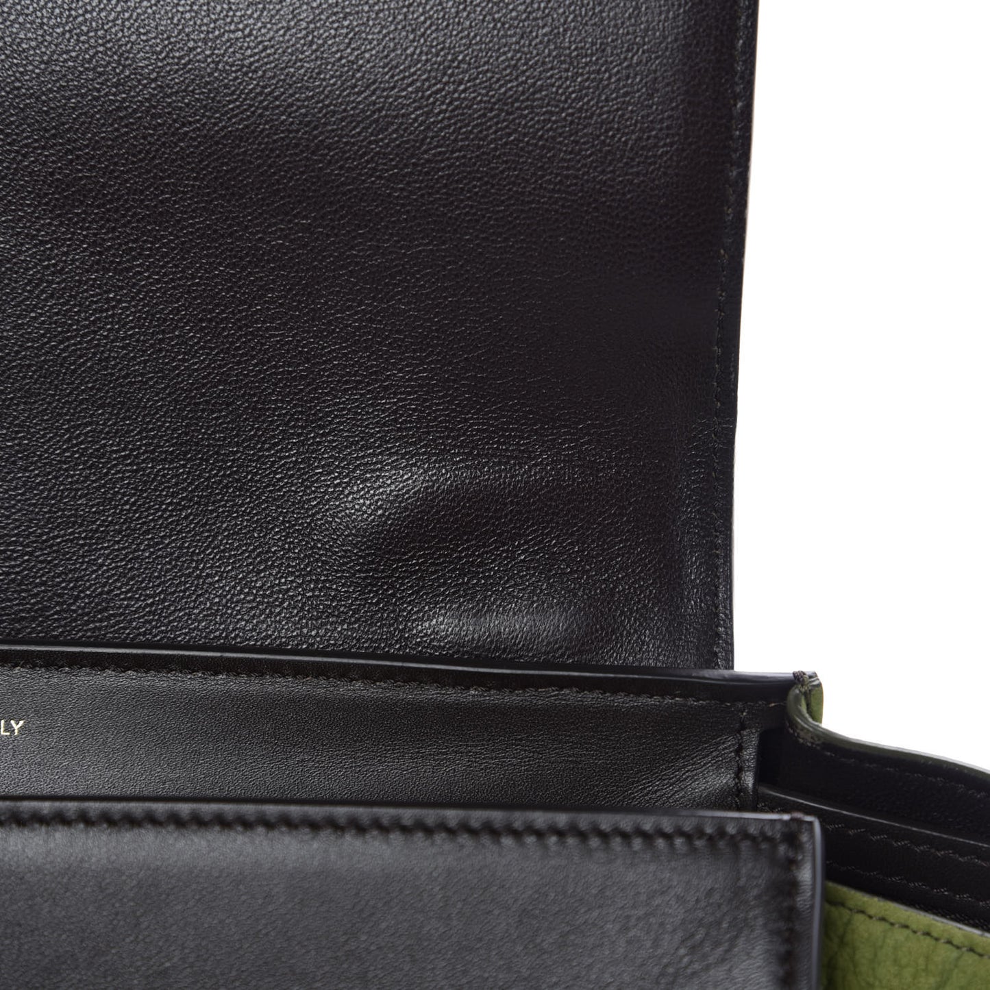 Bullhide Calfskin Small Tri-Color Trapeze Almond