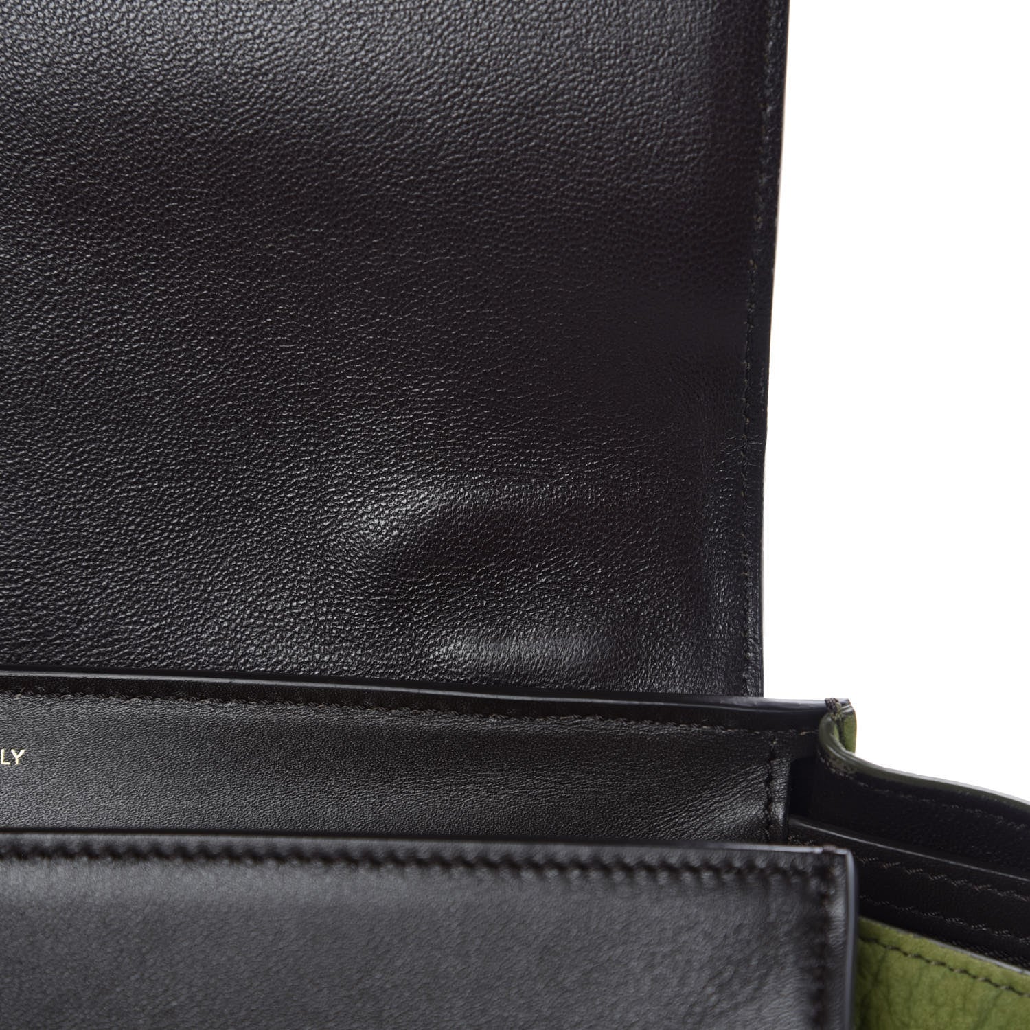 Celine Bullhide Calfskin Small Tri-Color Trapeze Almond 16 of 16