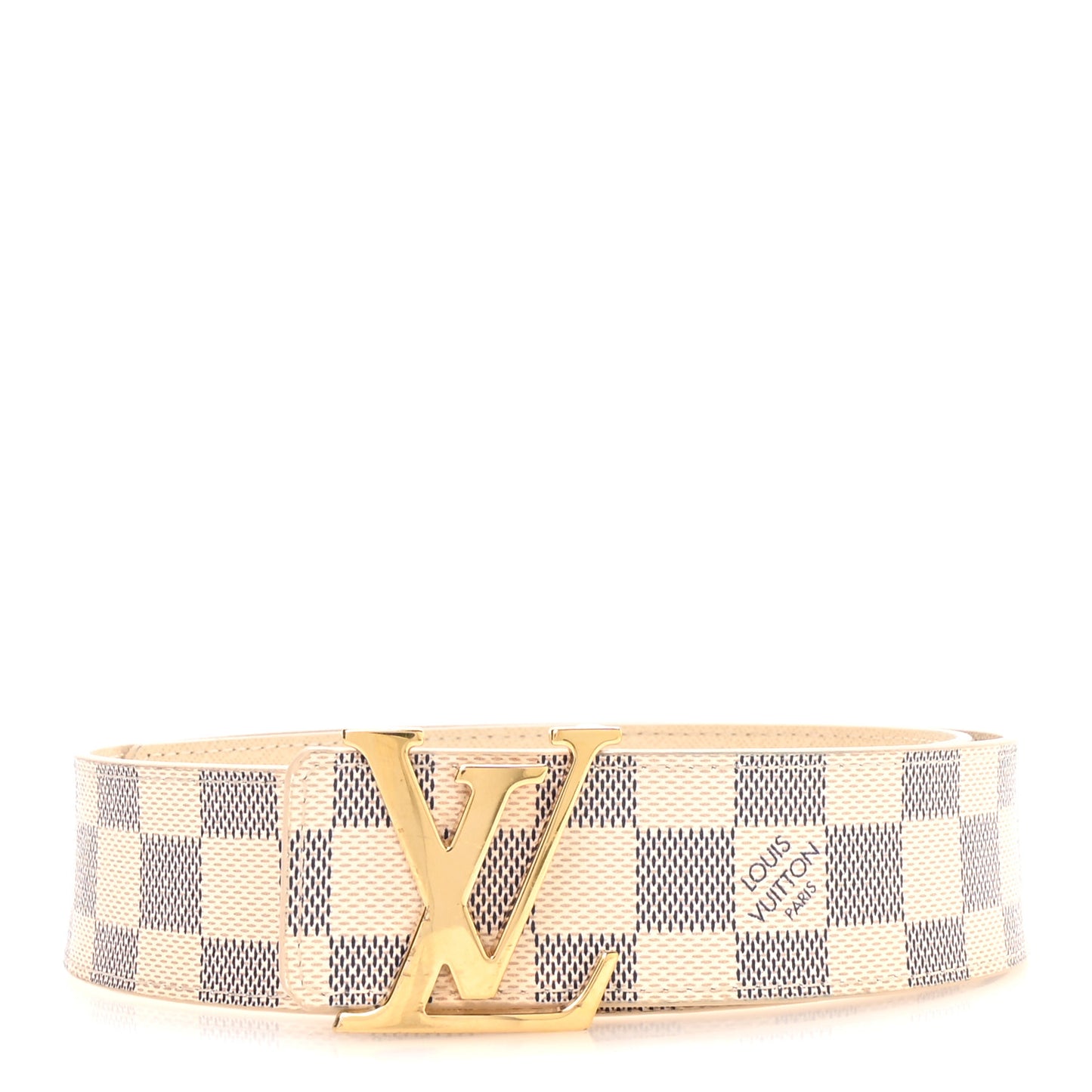 Damier Azur LV Initiales Belt 80 32