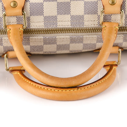 Louis Vuitton Damier Azur Speedy 30 8 of 9