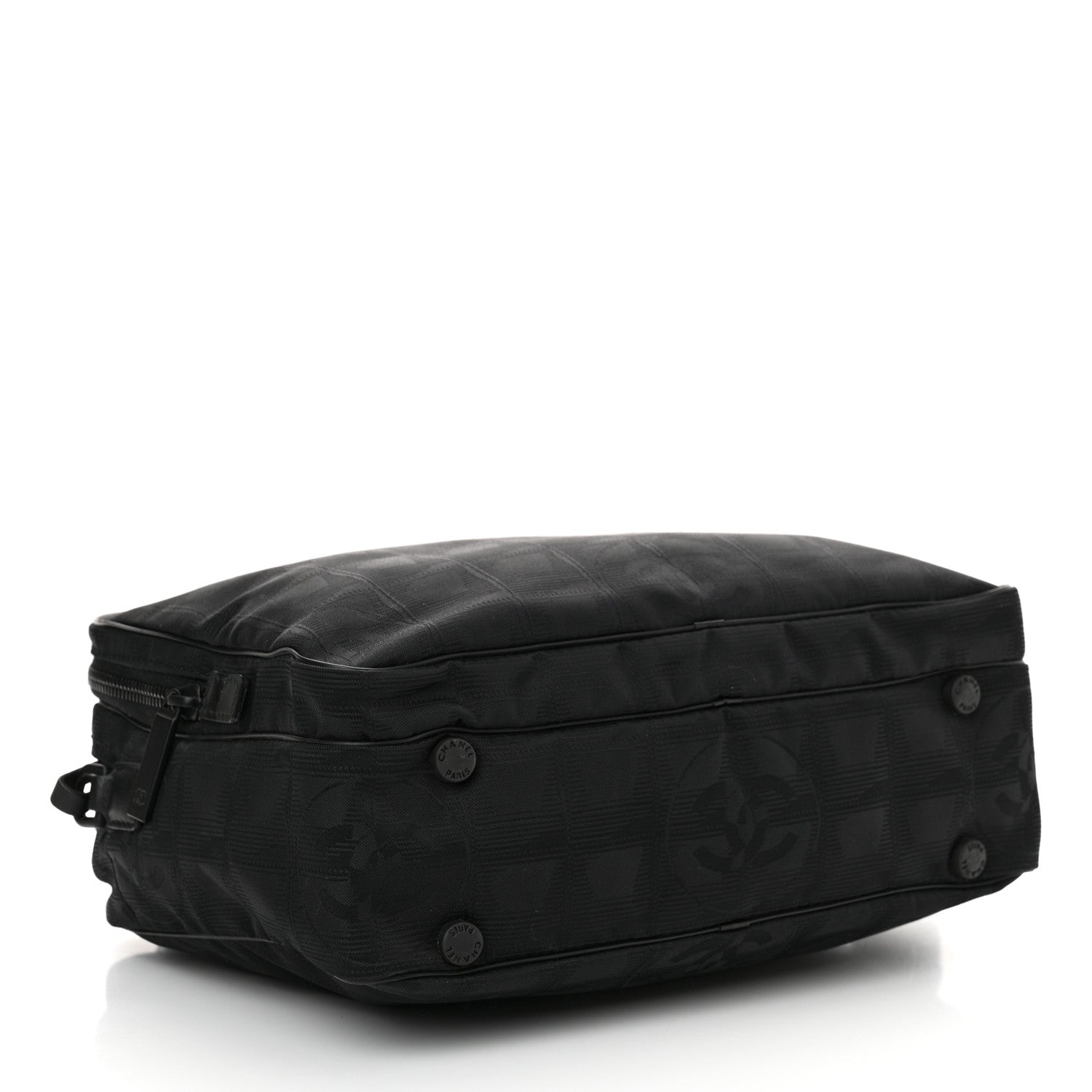 Chanel Nylon Travel Shoulder Bag Black 4 of 10